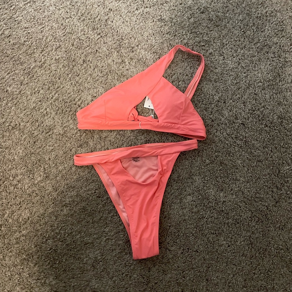 Pink swim suit 2 piece